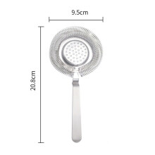 (Round Head)Colino ghiaccio cocktail acciaio inox strumento bar filtro bevande per fare cocktail