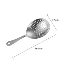 (Round Hole)Colino ghiaccio cocktail acciaio inox strumento bar filtro bevande per fare cocktail