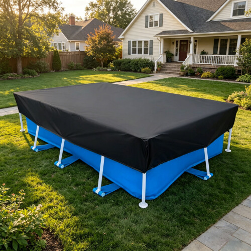 Premium-Schwimmbadabdeckung minimiert-87x58 Zoll 2
