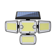 LED-Zonnelampen voor Buiten met Bewegingssensor, Menselijke Inductie, 3 Verlichtingsmodi, Waterdichte Zonnewandlamp voor Tuin en Terras