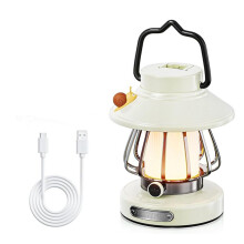 Gear Lamp per Bambini Set Torcia per Bambini Comoda Luce LED Batteria Ricaricabile Luce Notturna Portatile Bianca