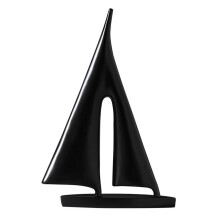 Modelo de Veleiro de Resina Abstrata Ornamento Moderno Veleiro Escultura NáUtica Quarto Mesa Estante DecoraçãO Arte Artesanato
