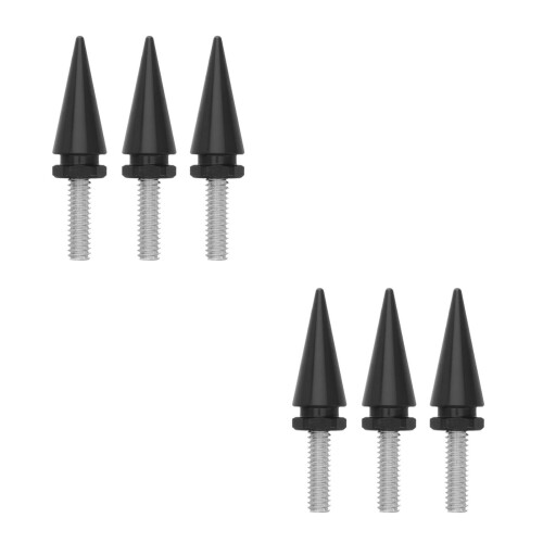 6Stk Metall Für Windschutzscheibe Schwarz, Robust
