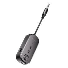 5.3 Audio Transmitter Receiver 3.5MM AUX Hifi Stereo Music Wireless Adapters with Mic for Car Airplane TV