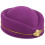 2Stk Violette Beret Hüte Flugbegleiter 1
