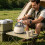 Ensemble d'équipement de café de Camping à substance-Blanc 2