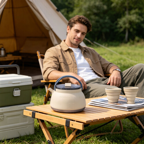 Ensemble d'équipement de café de Camping à substance-Blanc 2