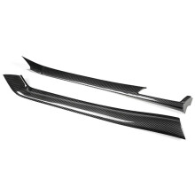 Fibra de Carbono Real para Console Central de Carro, Ambos Os Lados, Faixas de Decoração, Acabamento para Camaro 2010-2015 LHD