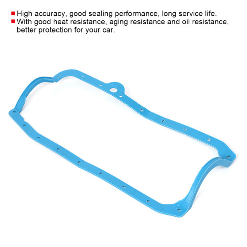 Blue Oil Pan Gasket for Chevy Engines 1