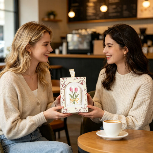 Serviette de mariage douce et durable ornée d'une-Rouge 2