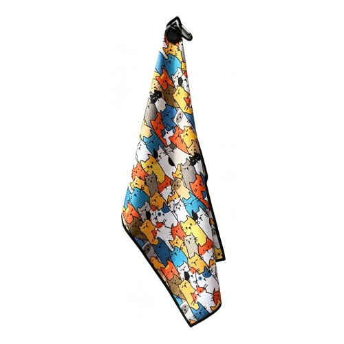 Serviette de golf de différentes couleurs, comprenant un-UN 1