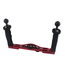 Stabilizzatore per Vassoio per Fotocamera Subacquea con Doppia Maniglia, Supporto per Alloggiamento Stabilizzatore per Vassoio Subacqueo per