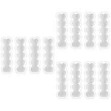 12Pcs Heart-Shaped Silicone Candle Molds for Valentines DIY Use