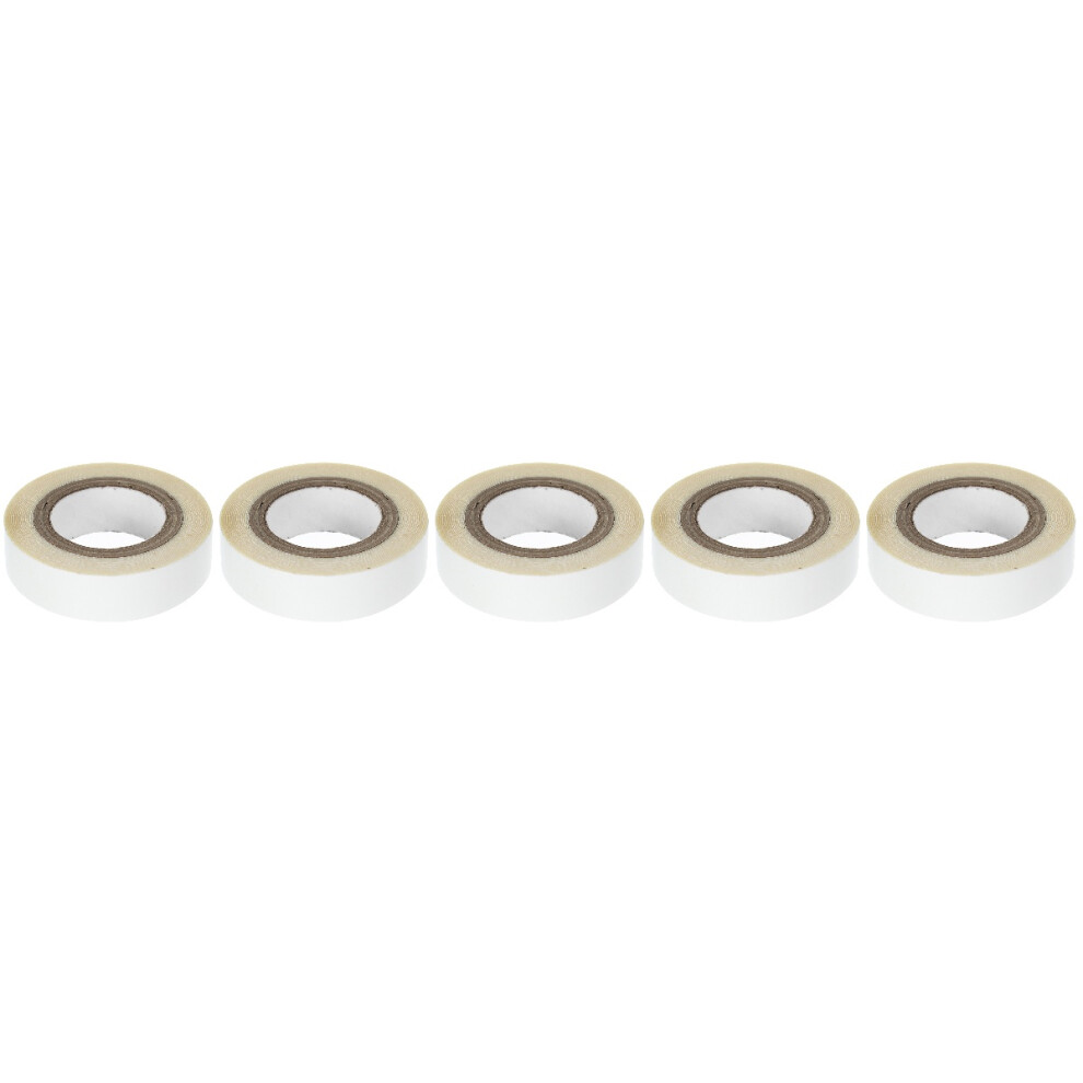 Iplusmile Unisex White 5Rolls Hair Tape For Lace Wigs Cotton Paper With Strong Adhesive