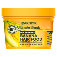 3 x Garnier Ultimate Blends Hair Food Banana Multi-Use Mask 400ml
