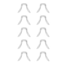 Doorzichtig siliconen neuskussentje, 10 stuks,-MA1