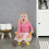 ZONEKIZ Orinal para Bebé Rosa 34.5 x 35 x 23 cm 4