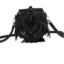 Crossbody Handbag Purses Women with Adjustable Strap-Black