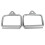 2PCS Stainless Steel D Handle Gym Pull 20