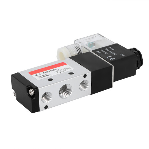 24V 5-Way Aluminium Pneumatic Valve