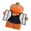 Two Layer Sweat Waist Trainer Waistband With Secure-silver S 1