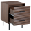 Beliani 2 Drawer Bedside Table WALGETT Dark Brown 4
