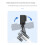TELESIN 180 Adjustable Motorcycle Windshield Camera Mount for    Osmo 360 Aluminum Alloy Quick Release 6