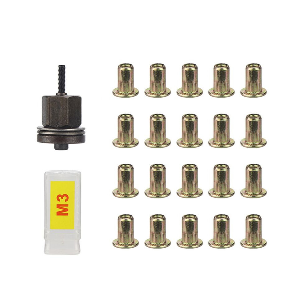 21Pcs Rivet Nut Tools Hand Rivet Nut Simple Installation Manual Riveter For Rivnuts Tools For Nuts M3 6033556469599