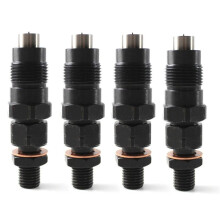 4 Boquillas de Inyectores de Combustible de PetróLeo Crudo para  Delica Spacegear Pajero 4M40 4M40T 2.8L ME201844 9430610435.