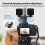 Dual Cold Shoe Mount Bracket 1/4 Arca for   DSLR Camera LED Light Microphone Live Streaming Expansion Bar C 9