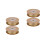 4Rouleaux Fil Polyester Pour Bracelets Colliers DIY 4