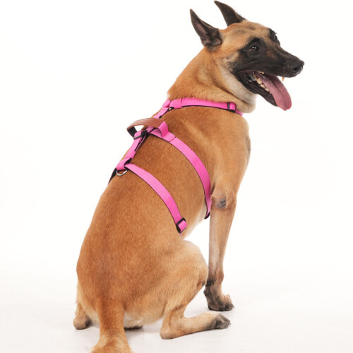 Dog Harness Vest Training Harnesses Strong Heavy Duty-Black L 1