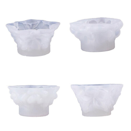 Multipurpose 3D Flower Silicone Mold With Easy Releases-3 1