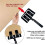Adjustable Angle Spray Shield Holder Set Protect -Proof Paint Baffle Grippers Long Rod Spraying Guards 5