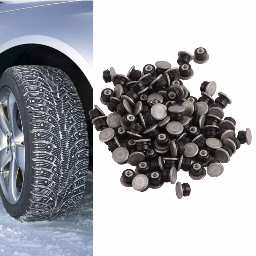 Anti Slip Tyre Spikes 100 Pack Silver 7055741534720