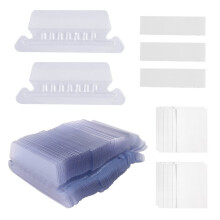 File Folder Tabs, 100 Sets Hanging File Folder Labels 2Inch Plastic Tabs and Inserts for Hanging File Folders