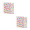 20Feuilles Autocollants Strass Multicolores Pour Décoration 4