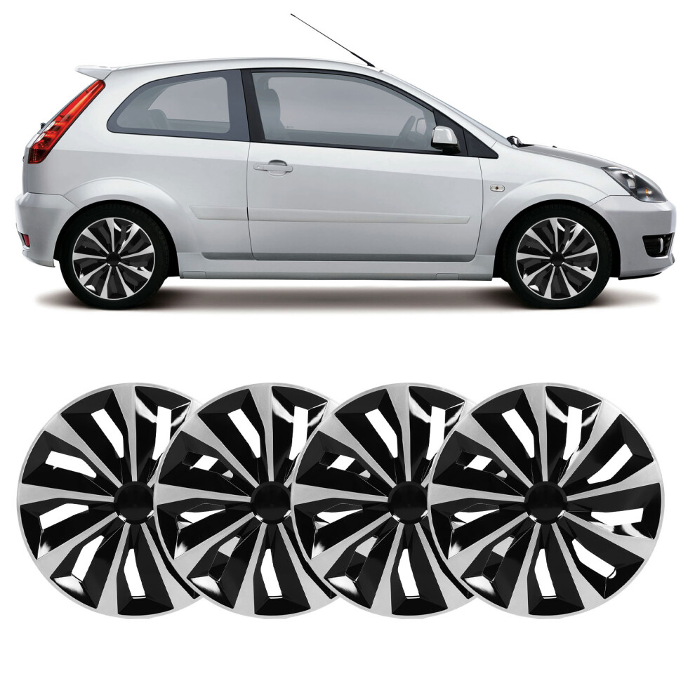 4Pcs 15In Hub Caps For Fiat 500 And Others 7055741535123