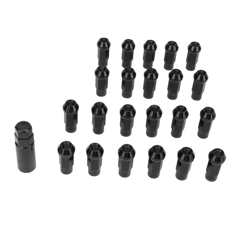 22Pc Lug Nuts With Key Toyota Fit Black 7055741535451