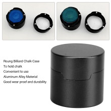 Round Billiard Chalk Storage Case