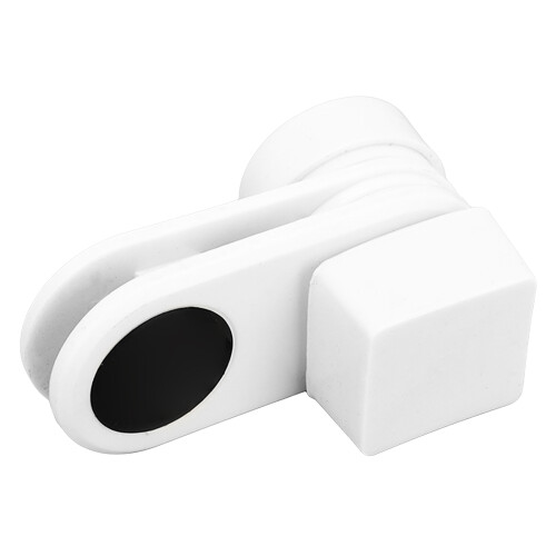 Magnetic Pool Cue Chalk Clamp White