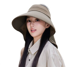 Fisherman Hat Sun Hat For Fishing Hiking Travel With Neck-Green