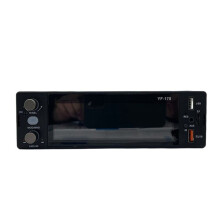 1Din MP3 Autoradio Audio Stereo FM AUX Ingang Ontvanger Multimedia Auto Radio Speler Auto Krachtige Versterker