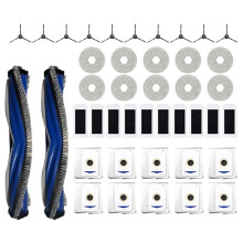 Für  T30 PRO OMNI / T30S PRO /  M12 Pro+ Saugroboter: Ersatzteile - Staubbeutel, Hauptbürste, Seitenbürste, Filter, Wischmopp