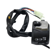 Für GSX Lenkerschalter mit Beifahrerseite Universal Hupe Elektrostart Doppelblinklicht