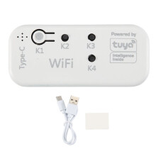 Duplicatore RF Tuya 433 MHz, Duplicatore di Telecomando per Porta da Garage, per Porta Elettrica, Tenda Avvolgibile, Tenda da Sole, Parasole.