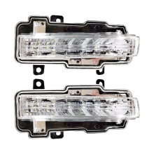 Luz LED DRL para Pajero Montero IV 2015-2020 Luz de Circulação Diurna Farol de Neblina Branco