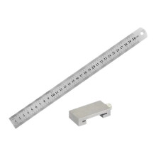 Charpentier en Métal Menuiserie Outils de Travail Du Bois Carrés Règle en Acier de Menuiserie Bloc de Limite de Positionnement Mesurant 300 mm