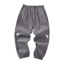 Kids Hiking Pants Lightweight Waterproof Cargo Pants-Gray 160cm