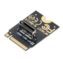 2230 NVMe M.2 Hane Till Oculink SFF-8612 SFF-8611 PCI-E4.0 67-Stift Hona Vertikal Värdadapter för NVME U.2 SSD EGPU
